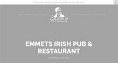 Desktop Screenshot of emmetsirishpubandrestaurant.com