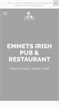 Mobile Screenshot of emmetsirishpubandrestaurant.com